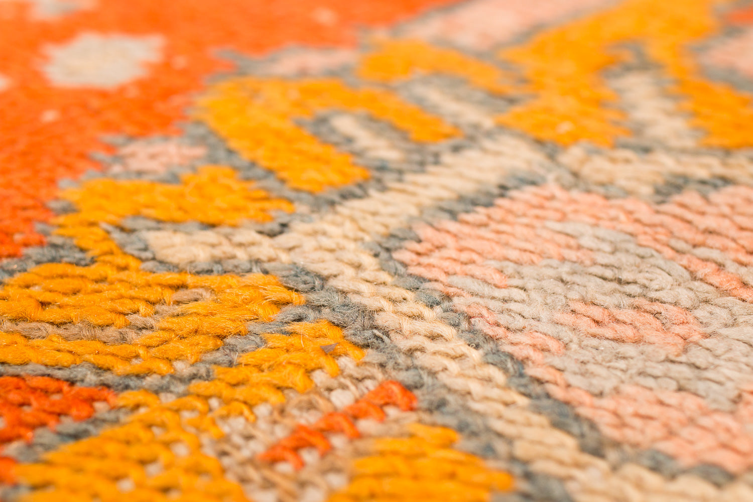Antique Orange Oushak 7'4" (W) x 9'2" (L)