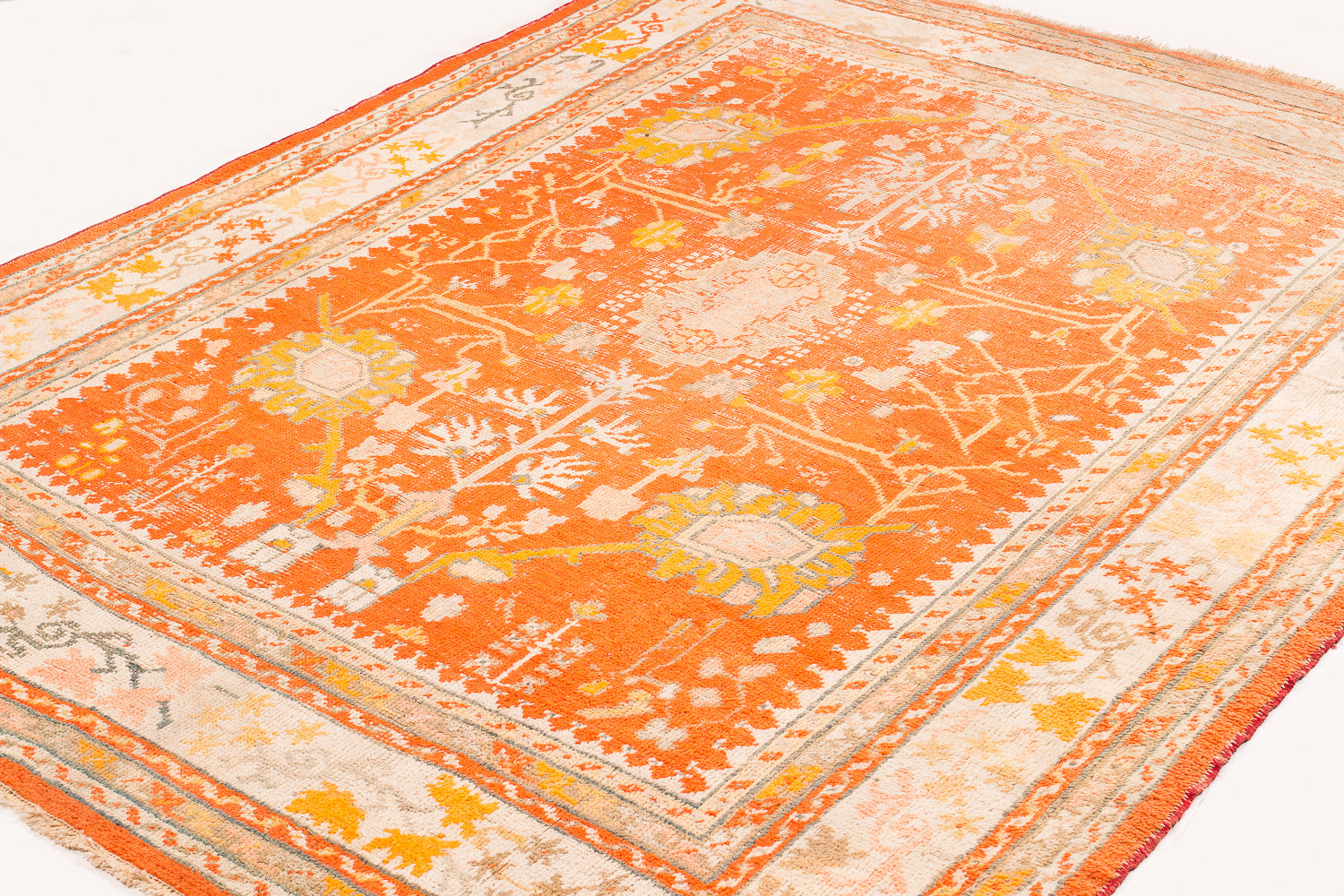 Antique Orange Oushak 7'4" (W) x 9'2" (L)