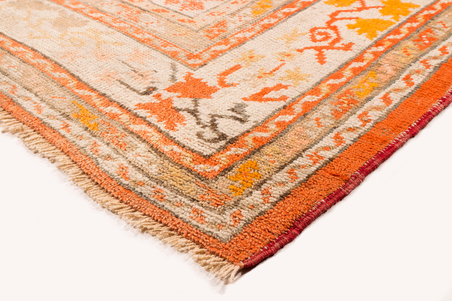 Antique Orange Oushak 7'4" (W) x 9'2" (L)