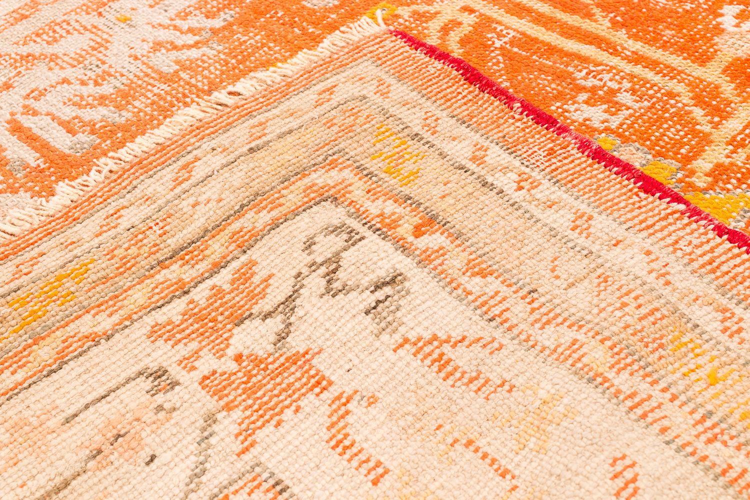 Antique Orange Oushak 7'4" (W) x 9'2" (L)