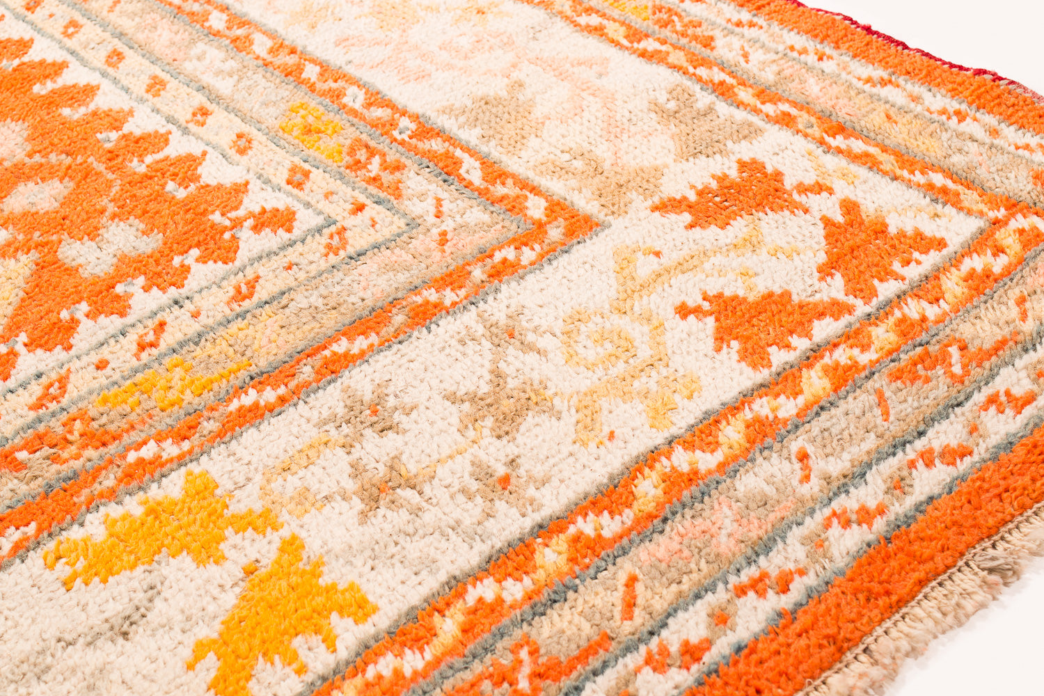 Antique Orange Oushak 7'4" (W) x 9'2" (L)