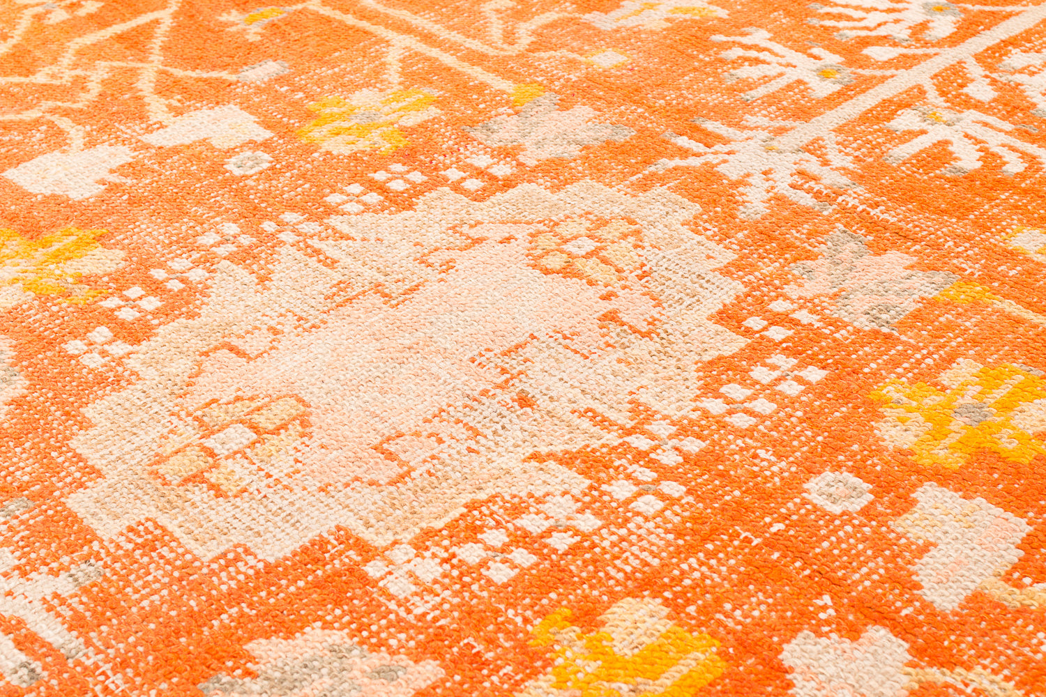 Antique Orange Oushak 7'4" (W) x 9'2" (L)