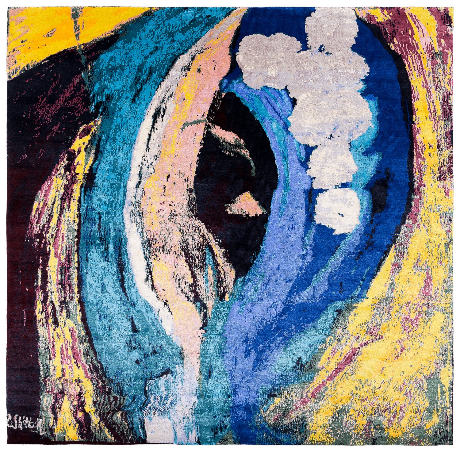 Black Patty Layla II by Bobby Whitlock 10'1" (W) x 9'11" (L)
