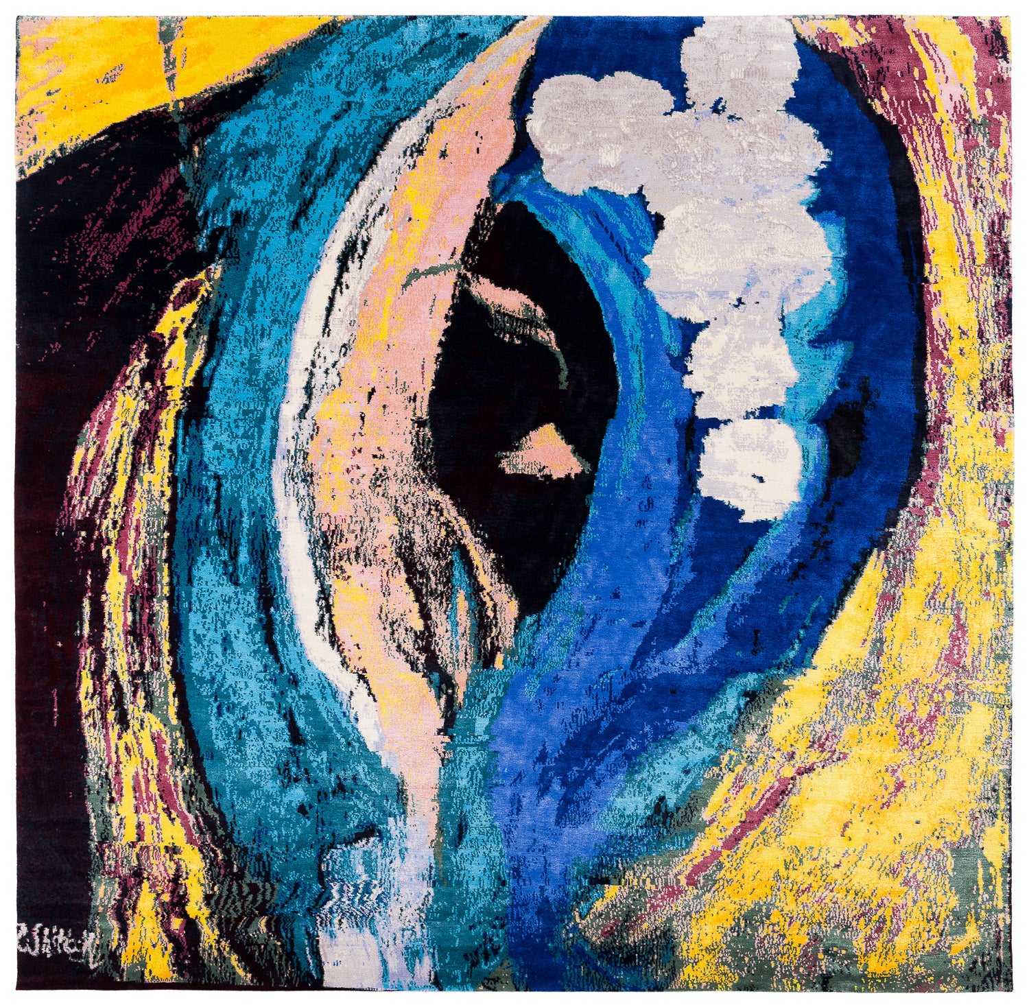 Black Patty Layla II by Bobby Whitlock 10'1" (W) x 9'11" (L)