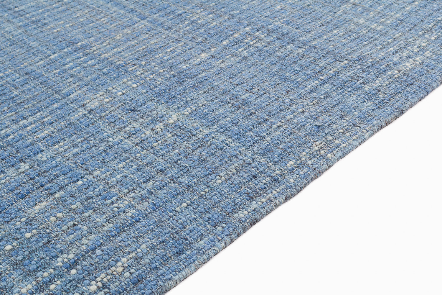 High Desert Flatweave Blue with Fringe