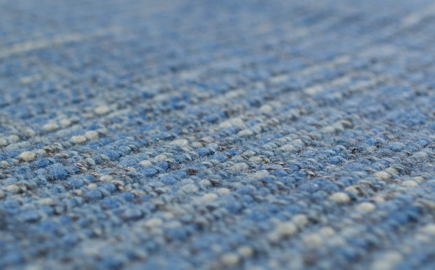 High Desert Flatweave Blue with Fringe