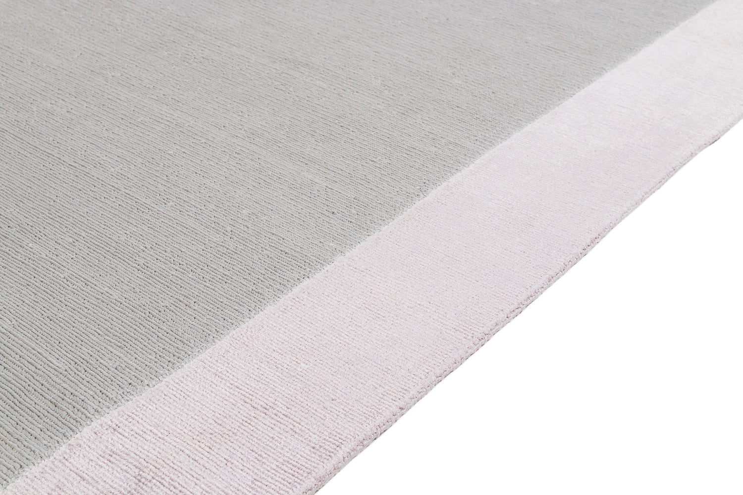 Solid Sumak with Pink Silk Border