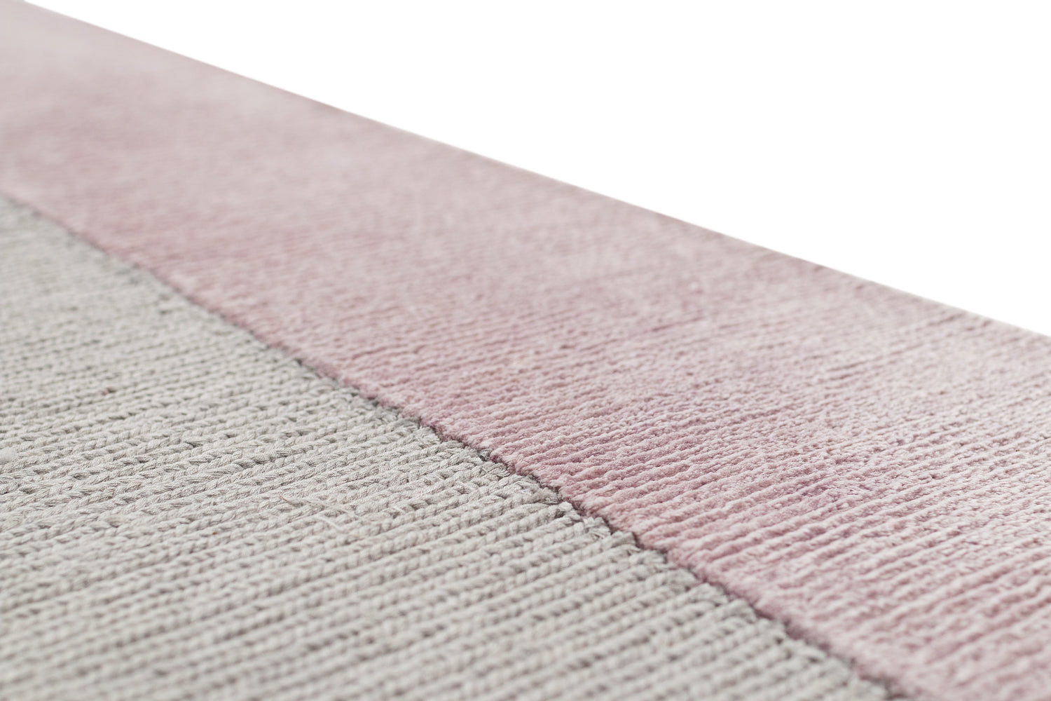 Solid Sumak with Pink Silk Border