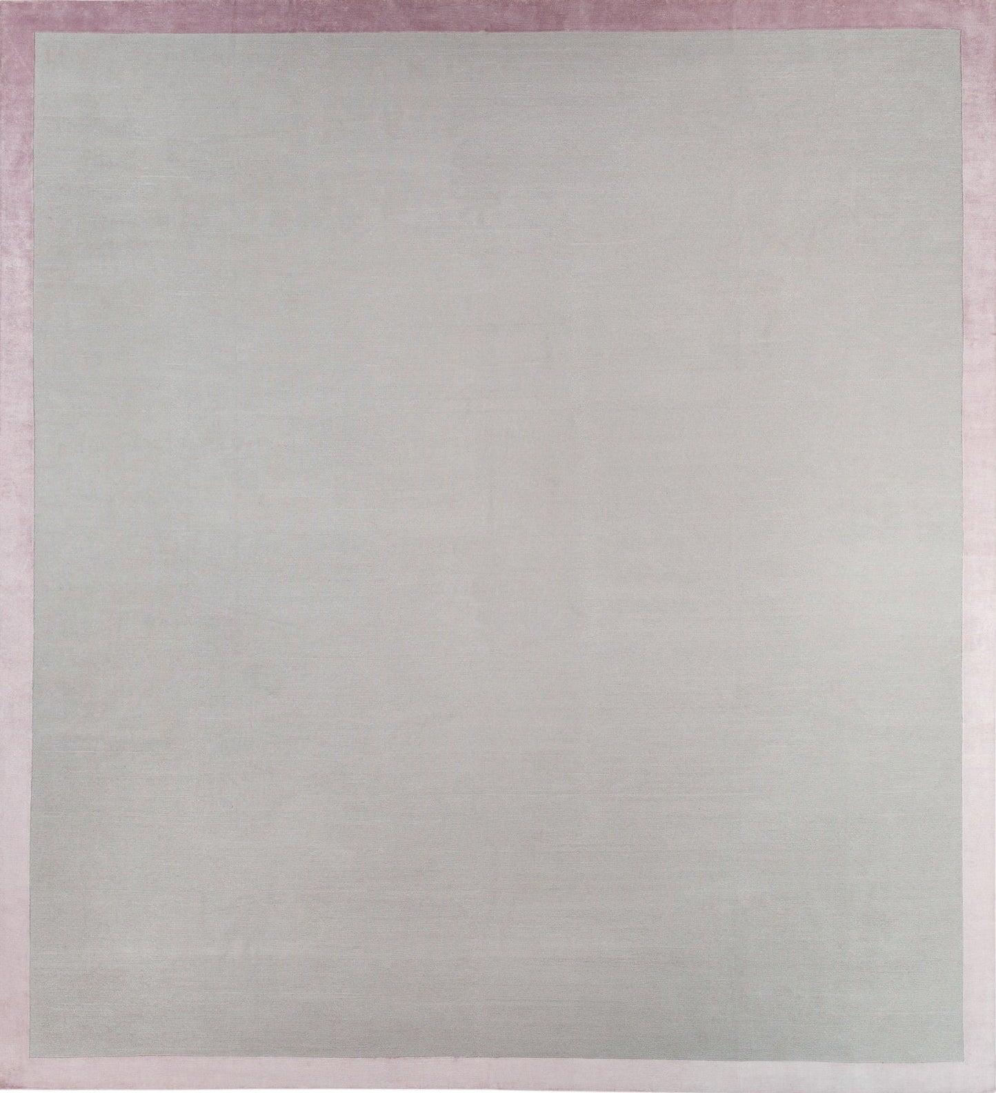 Solid Sumak with Pink Silk Border