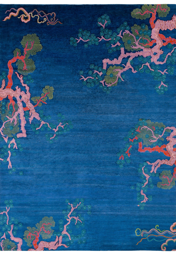 Tree and Cloud Indigo